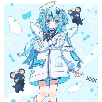 水色天使ちゃん
