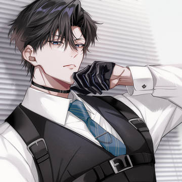 黒髪男子