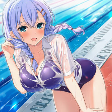プールサイドガールたち