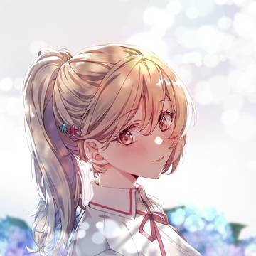ポニーテール紫陽花