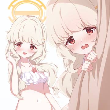 水着なアオバちゃん
