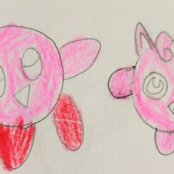 カービィとプリン