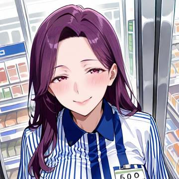人妻　コンビニ店員