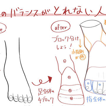 足のバランスが取れない人へ