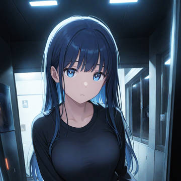 青髪少女