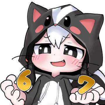67 Skunk girl スカンク娘