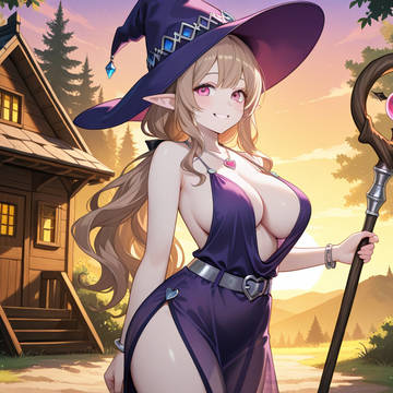 At the Elf Sorceress's Workshop