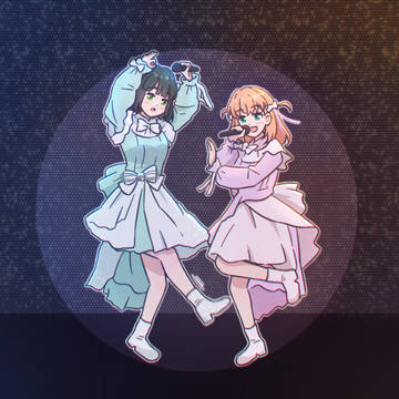蓮ノ空生放送に使っていただいたイラスト