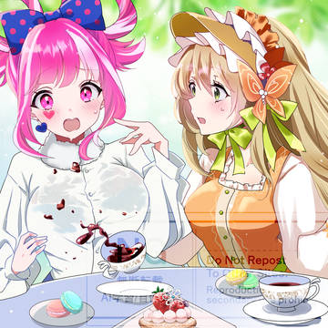 お茶会オルテンシア&セリーヌ