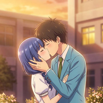 えーゆーと芽衣子のファーストキス