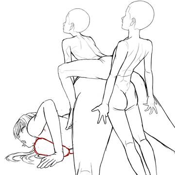 漫画下描き進捗