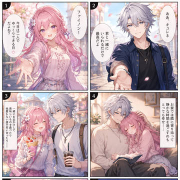 キュレネ&ファイノン　ラブラブ①