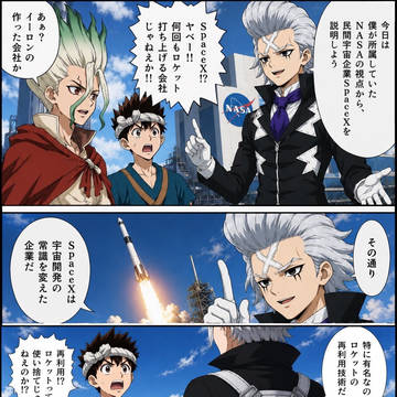 SpaceX × Dr.stone