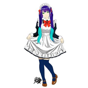 ツインテールフレンチメイド