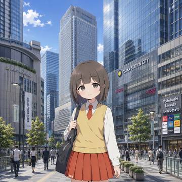 阪神電車を擬人化しました。(阪神8000系)
