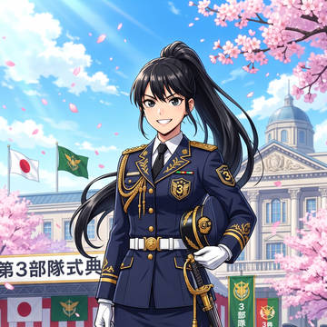 【生成AI画像】リクエストで亜白ミナを生成してみた