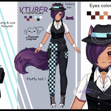 [2/3] Vtuber | Kitten_Pauws