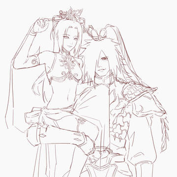 Diao Chan Sakura x Lü Bu Madara