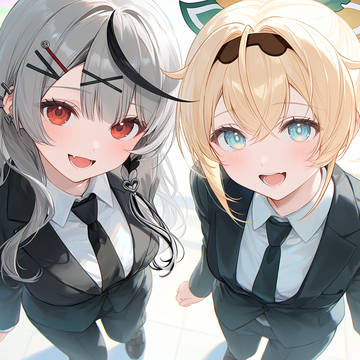 沙花叉クロヱ&風真いろは