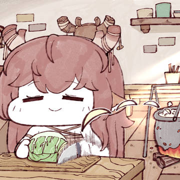 요리하는 디아나