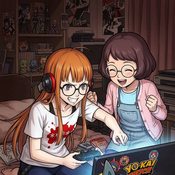 双葉とイナホ