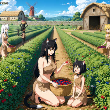 Slave Girls In The Plantation