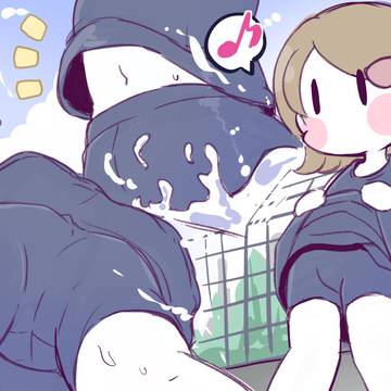 スク水タグ子ちゃん【下塗り】