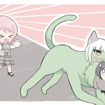 トモリン咥えた野良猫