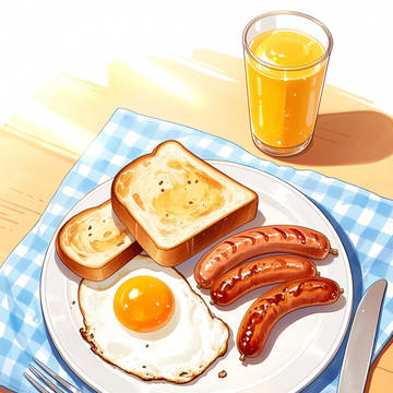 朝食