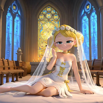 YellowGold wedding dress +18 1/2