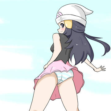 とてもいい構図を見かけたのでヒカリちゃんを