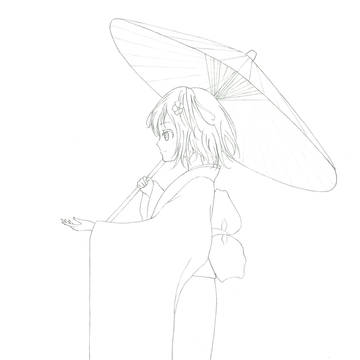 花凛（着物・和傘）