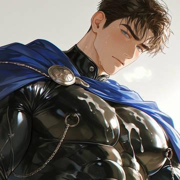 Zentai Latex Muscle Knight