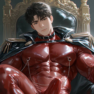 Zentai Latex Muscle Knight 2