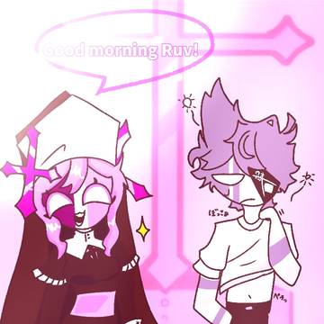 朝はこんな感じなんだろうな〜っていう妄想で出来た絵
