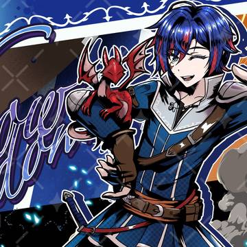 DMにてご依頼のペルソナ風イラスト