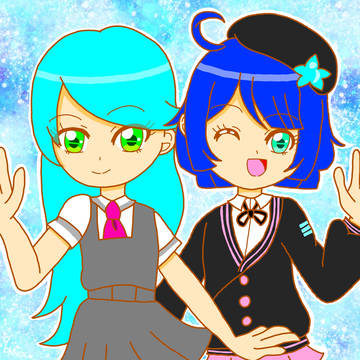 蒼井硝子とかおりん