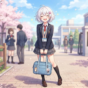 イザチルのキャラをAIで描いてもらうと...(山ノ内 美桜編)