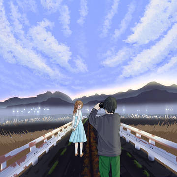 振り返る、その一瞬を
