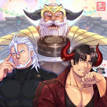 トゥラ様ザラエル誕生日絵