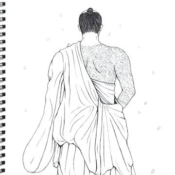 人、時々着ぐるみ【アナログイラスト集】