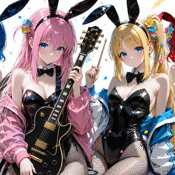 結束バンド、光るステージへ(4K)