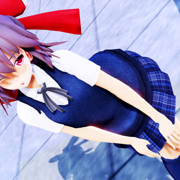 東方MMD静止画霊夢