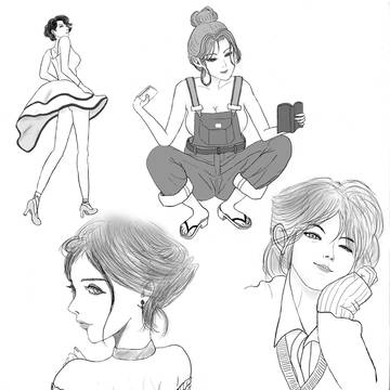 模写など