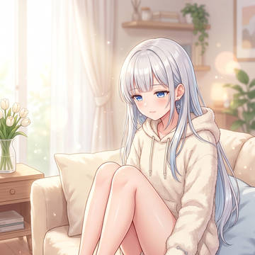 ソファでまったり