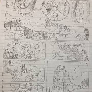 ナウシカの模写