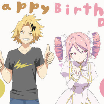 ぴのちゃん、そして上鳴くん!ハッピーバースデー🎉🎂🎊