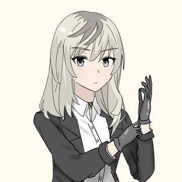 スーツ桃香さん