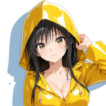 古手川唯(レインコート)