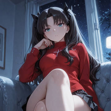 Rin Tohsaka black liners